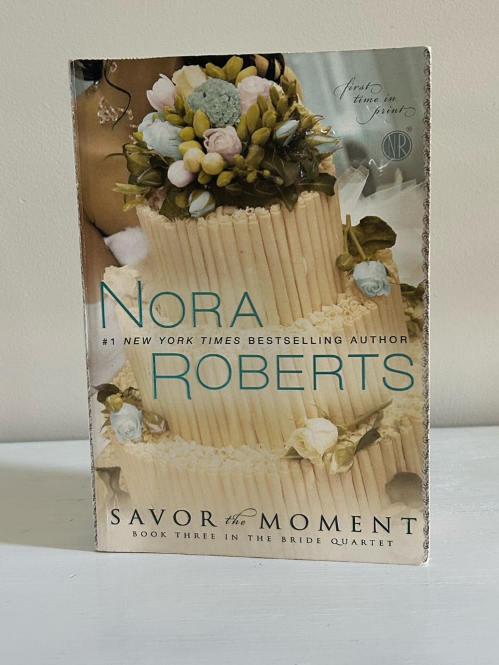 'Savor the Moment' Paperback Book by Nora Roberts -well loved/pre-owned